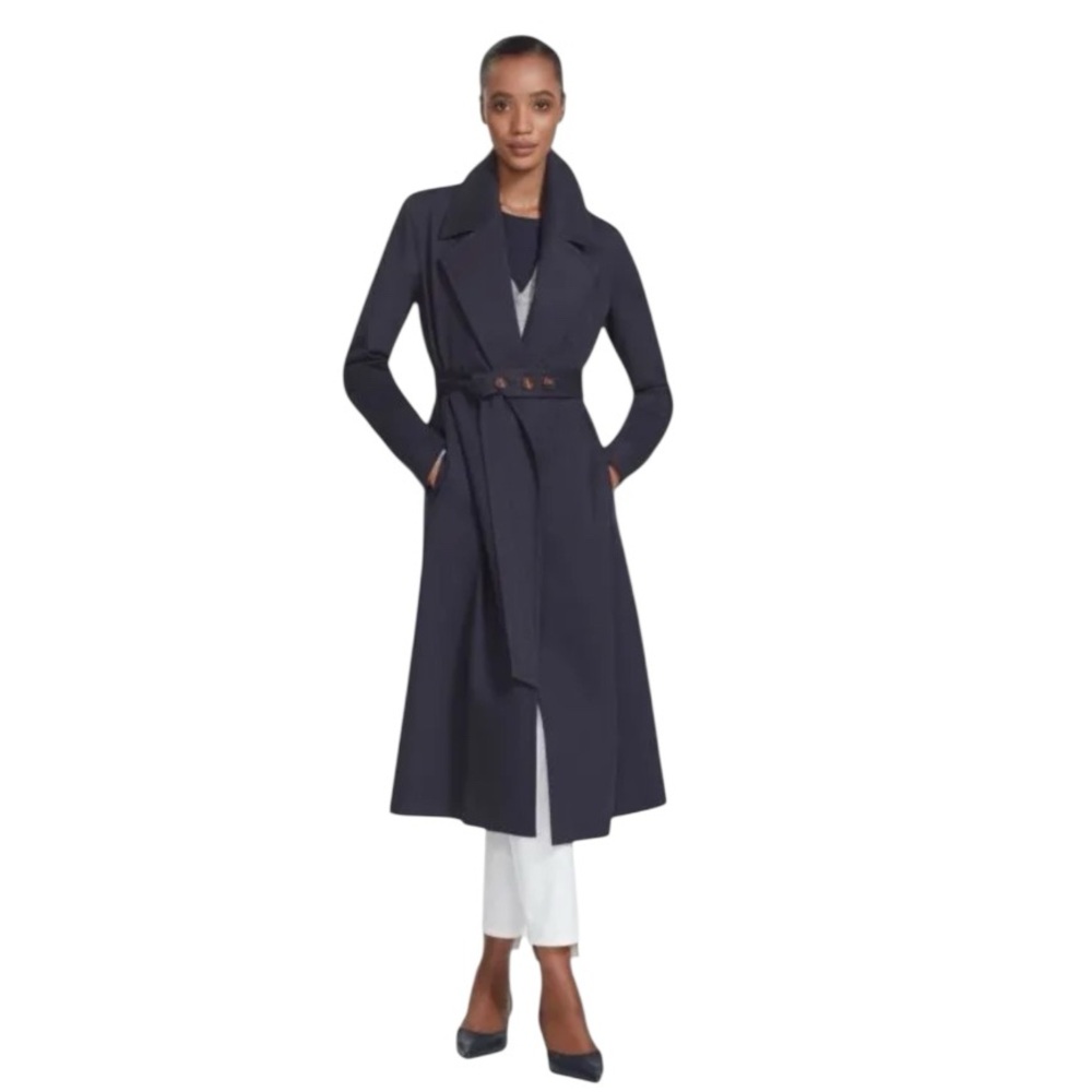 NWT Lafayette 148 Women’s Italian Gabardine Zelida Trench Coat Classic‎ Fall